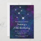 Taurus Zodiac Constellation Verjaardagsfeest Kaart (Voorkant)