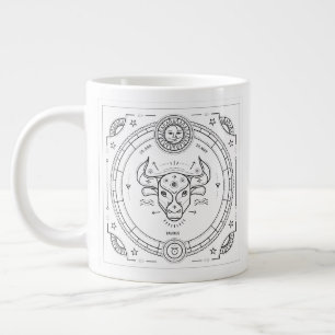 Taurus Zodiac Custom Birthday Grote Koffiekop