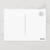 Taurus Zodiac Dreamer - Schattige slaperig konijnt Briefkaart (Achterkant)