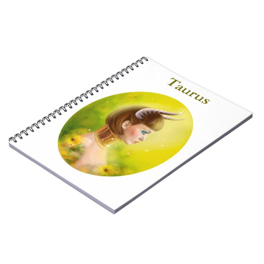 Taurus Zodiac Fantasy Notitieboek (Linkerzijde)