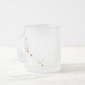 Taurus Zodiac Frosted Beer Mok (Voorkant links)