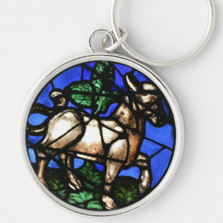 Taurus Zodiac Glas in lood Notre-Dame de Paris RK Sleutelhanger