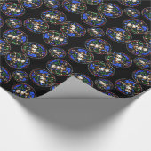 Taurus Zodiac Glas in lood Notre-Dame de Paris WP Cadeaupapier (Hoek)