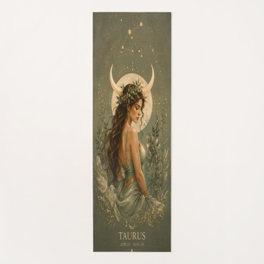 Taurus Zodiac Godin Yoga Mat (Voorkant)