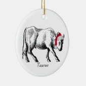 Taurus Zodiac Holiday Ornament (Rechts)
