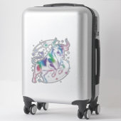 Taurus Zodiac Holographic Bull Design Sticker (Koffer)