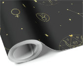 Taurus zodiac horoscoop sterbordgradiënt cadeaupapier (Rol Hoek)