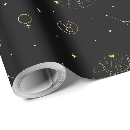 Taurus zodiac horoscoop sterbordgradiënt cadeaupapier (Rol Hoek)