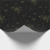 Taurus zodiac horoscoop sterbordgradiënt cadeaupapier (Hoek)