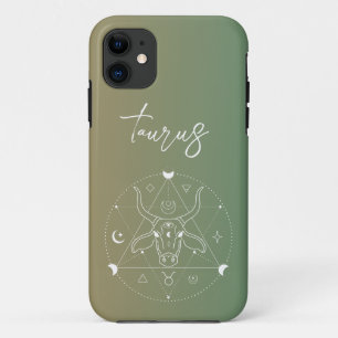 Taurus zodiac horoscoop sterbordgradiënt Case-Mate iPhone case