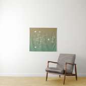 Taurus zodiac horoscoop sterbordgradiënt wandkleed (In Situ (horizontaal))