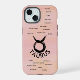 Taurus Zodiac Horoscoop Traits Meisjes iPhone 15 Case