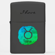 Taurus Zodiac Ik heb Zippo Lighter