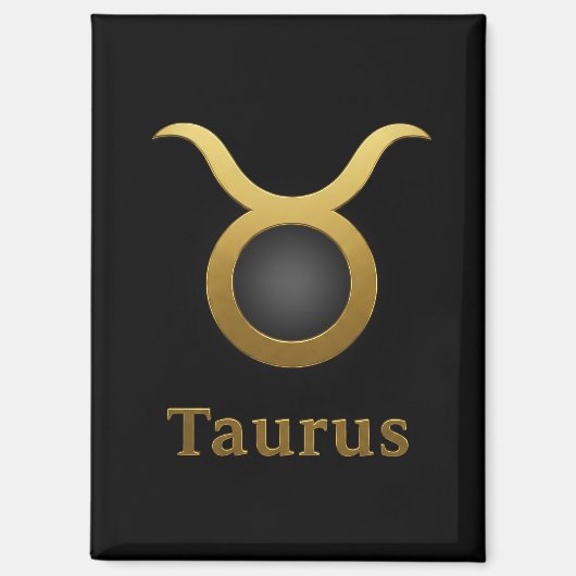 Taurus Zodiac / Imán de Nevera Símbolo de Tauro Magneet (Voorkant)