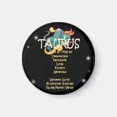 Taurus zodiac magneet (Voorkant)