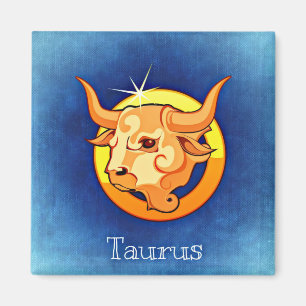 taurus zodiac magnet