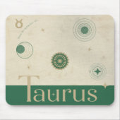 Taurus Zodiac Mousepad Muismat (Voorkant)