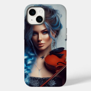Taurus Zodiac Musician Viool Case-Mate iPhone 14 Hoesje