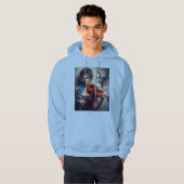 Taurus Zodiac Musician Viool Hoodie (Voorkant volledig)