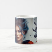 Taurus Zodiac Musician Viool Koffiemok (Center)