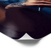 Taurus Zodiac Musician Viool Perfect Poster (Hoek)