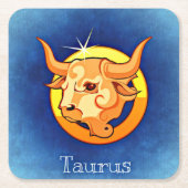 taurus zodiac onderzetters (Voorkant)