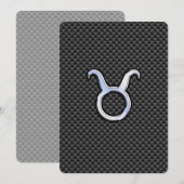 Taurus Zodiac op houtskoolvezelplaat (Voorkant / Achterkant)