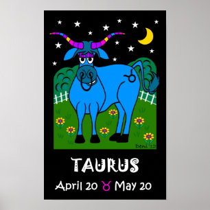 TAURUS - ZODIAC-POSTER POSTER