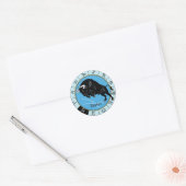 taurus zodiac ronde sticker (Envelop)