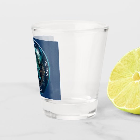 Taurus zodiac shot glas (Rechts)