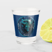 Taurus zodiac shot glas (Voorkant)