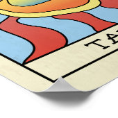 Taurus Zodiac Sign Abstract Art Vintage Poster (Hoek)