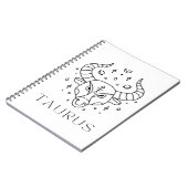 Taurus Zodiac Sign Astrology Notitieboek (Linkerzijde)