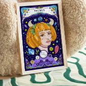 Taurus Zodiac Sign BluePoster - Elegant en aards Poster