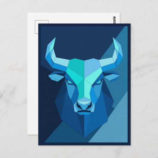 Taurus Zodiac Sign Briefkaart (Voorkant / Achterkant)