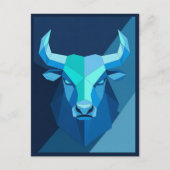 Taurus Zodiac Sign Briefkaart (Voorkant)