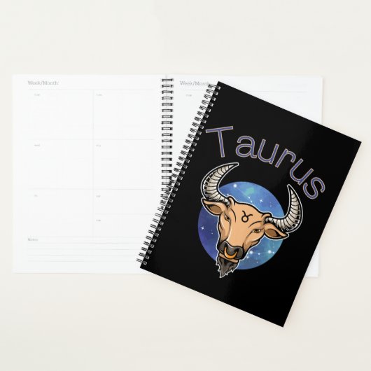 Taurus Zodiac Sign Calendar Planner (Display)