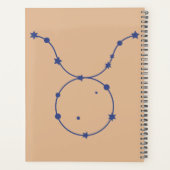 Taurus Zodiac Sign Calendar Planner (Achterkant)