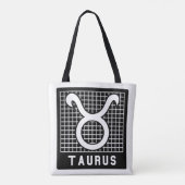 Taurus Zodiac SIgn Canvas tas (Achterkant)