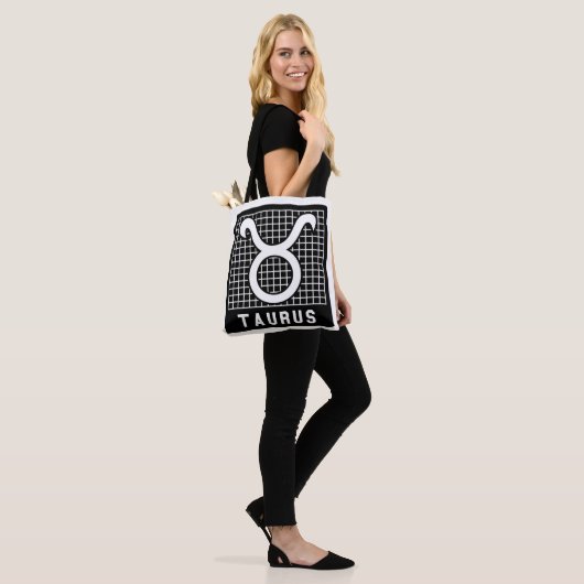 Taurus Zodiac SIgn Canvas tas (Op model)