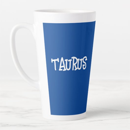TAURUS ZODIAC SIGN COFFEE Latte Mug Latte Mok (Links)