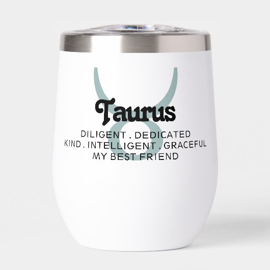 Taurus Zodiac Sign Custom Traits (Voorkant)