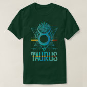 Taurus Zodiac Sign Design T-shirt (Design voorkant)