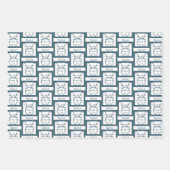 Taurus Zodiac Sign Fun Quote Blue Text Birthday Inpakpapier Vel (Voorkant 2)