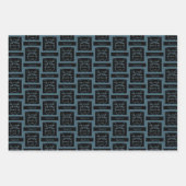 Taurus Zodiac Sign Fun Quote Blue Text Birthday Inpakpapier Vel (Voorkant)