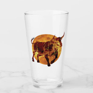 Taurus Zodiac Sign Glas
