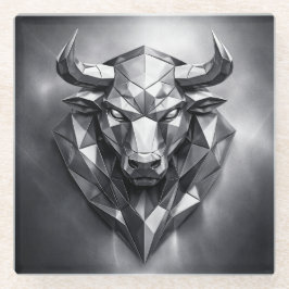 taurus zodiac sign glazen onderzetter