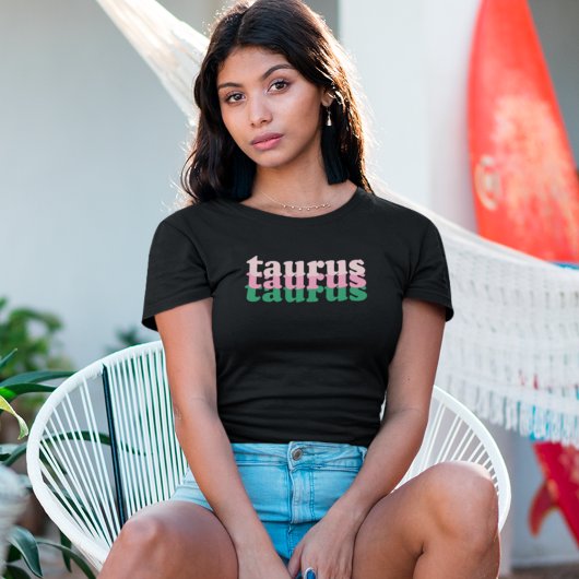 Taurus Zodiac Sign | Groene energiekleur T-shirt