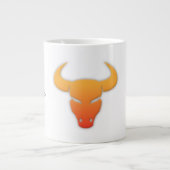 Taurus Zodiac Sign Grote Koffiekop (Voorkant)