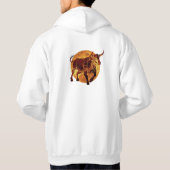 Taurus Zodiac Sign Hoodie (Achterkant)